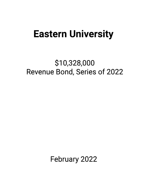 FSLPF served as financial advisor to Eastern University