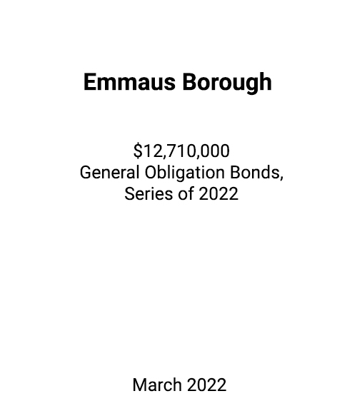 FSLPF served as financial advisor to Emmaus Borough