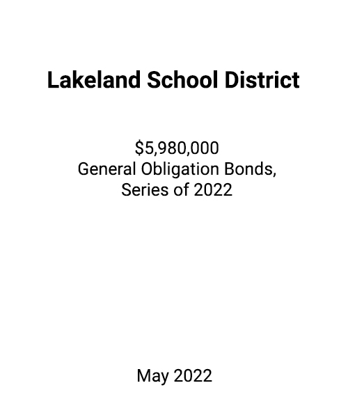 FSLPF served as financial advisor to Lakeland School District