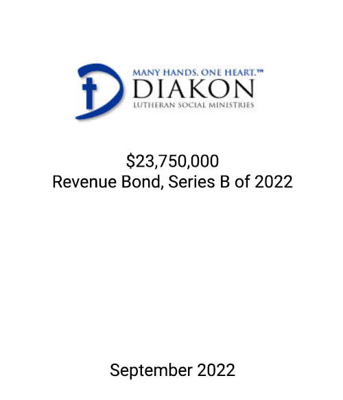 FSLPF served as financial advisor to Diakon Lutheran Social Ministries
