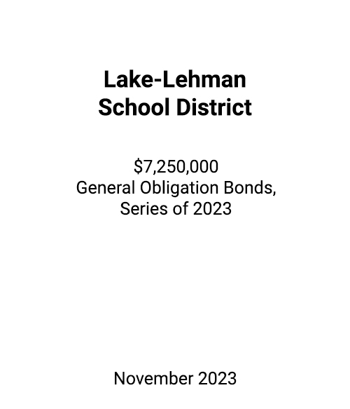 FSLPF served as financial advisor to Lake-Lehman School District
