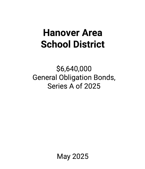 FSLPF served as financial advisor to Hanover Area School District