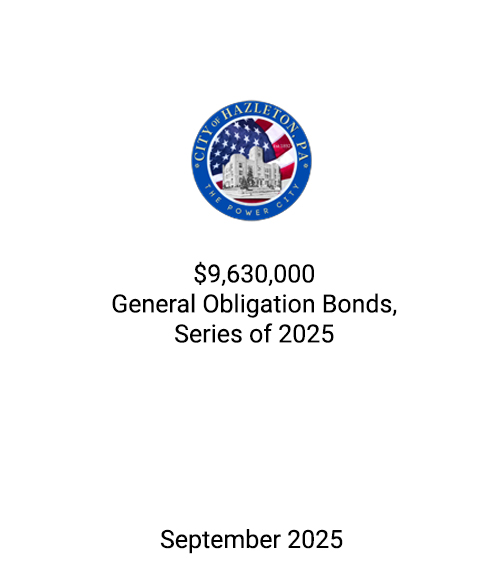 FSLPF served as financial advisor to City of Hazleton