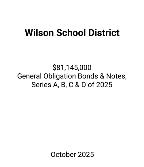 FSLPF served as financial advisor to Wilson School District