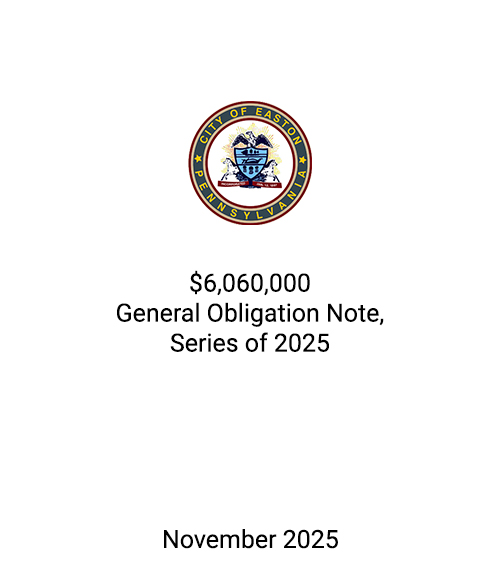 FSLPF served as financial advisor to the City of Easton