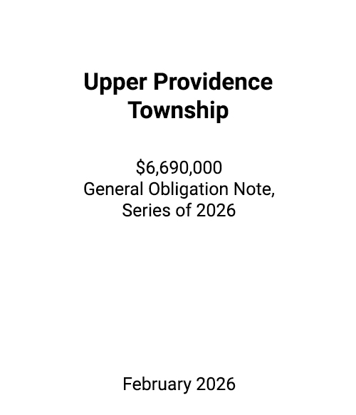 FSLPF served as financial advisor to Upper Providence Township